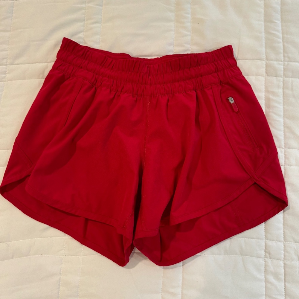 LULULEMON Red Shorts